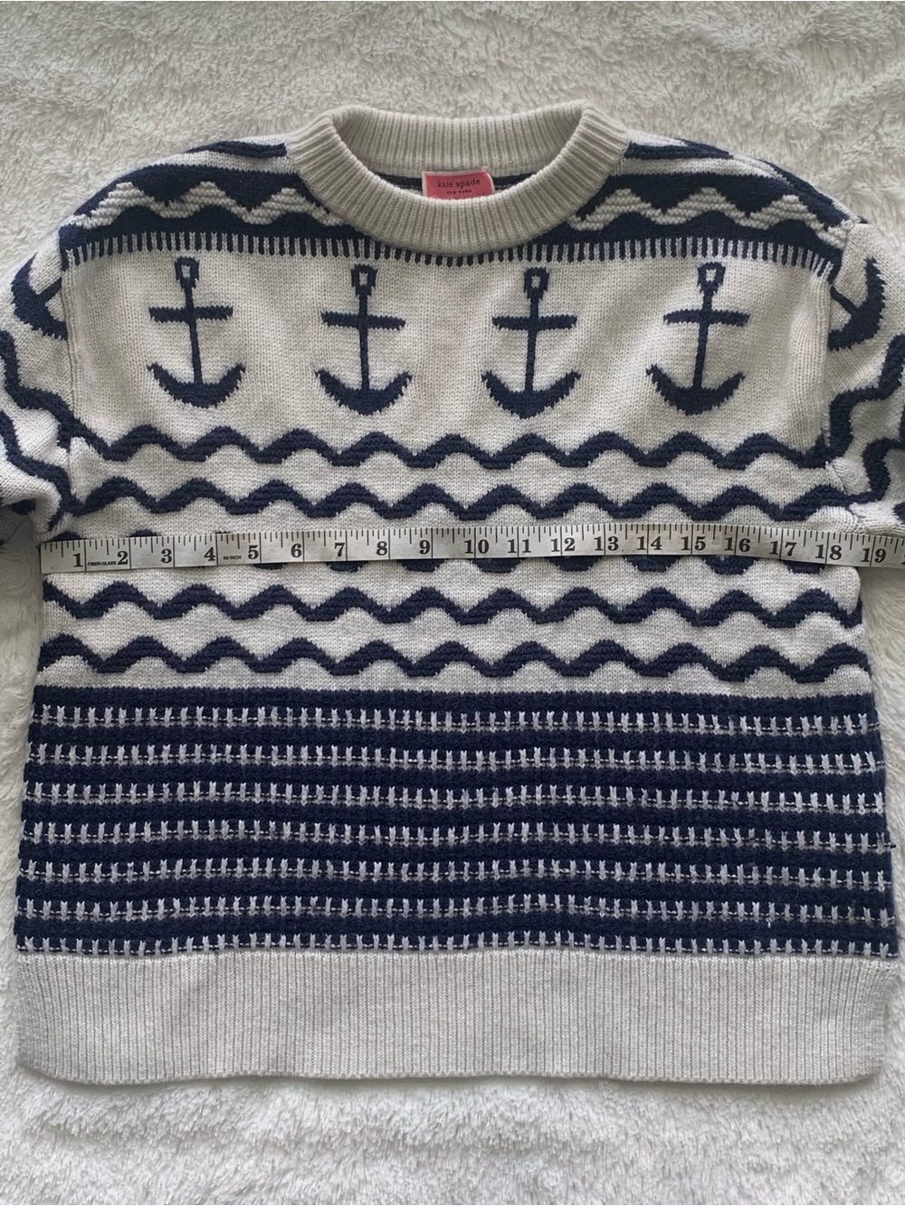 Kate Spade Anchor Sweater - Picture 6 of 15